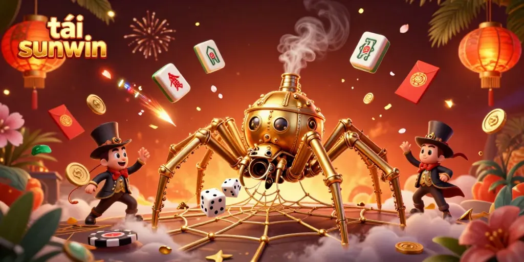 Experience thrilling gameplay as you tải sunwin with dynamic casino elements surrounding playful characters.